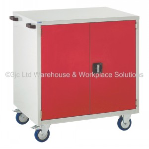 Euroslide Storage Cabinet Mobile 2 Door Cupboard